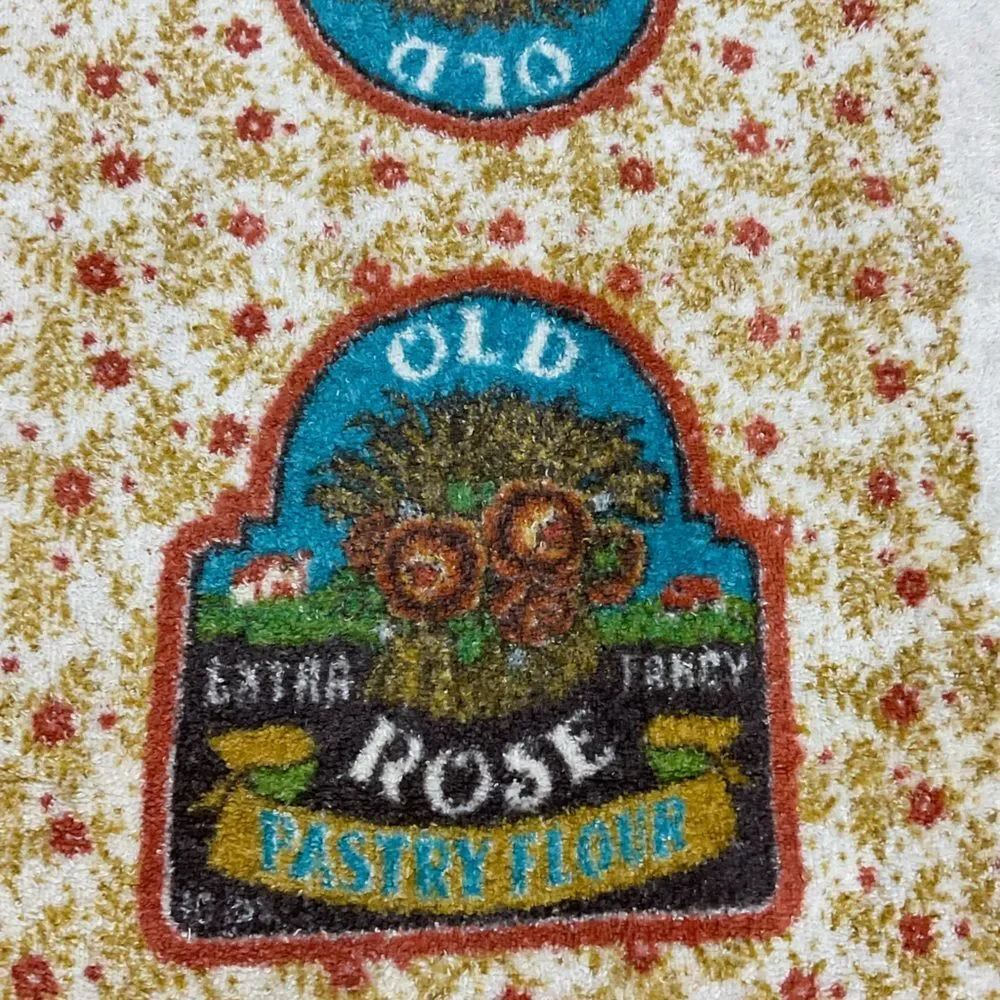 Vintage 1970s Cannon Potholder & Kitchen Mitt Dish Hand Towel Set Made in USA